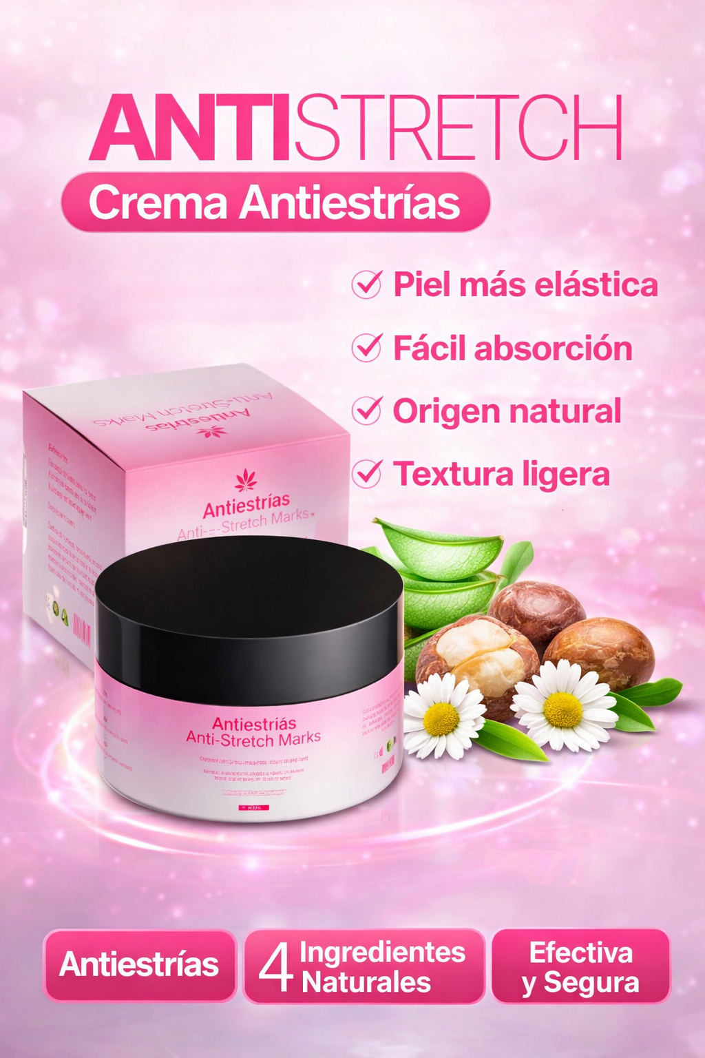 DermaElastic™ – Crema Antiestrías Reafirmante